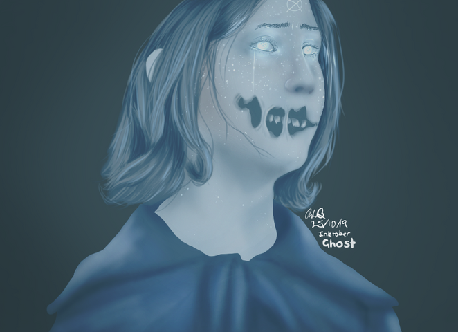 Inktober Ghost 2019